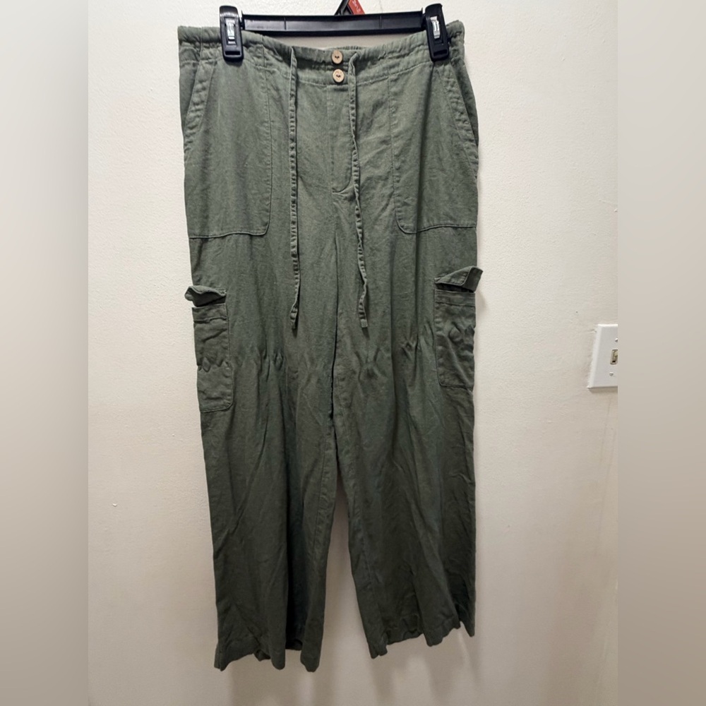 Men's Olive Green Casual Pants
